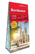 Bordeaux 1/15.000 (carte grand format laminee - plan de ville)