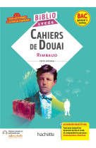 Bibliolycee - cahiers de douai (rimbaud) - bac 2024