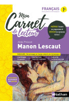 Mon carnet de lecteur : manon lescaut - abbe prevost 2022