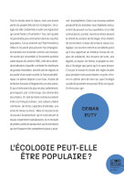 L'ecologie peut-elle etre populaire ?