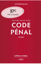 Code penal 2025 annote. edition limitee. 122e ed.