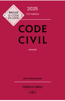 Code civil 2025, annote. 124e ed.