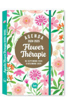 Agenda flower therapie, sept. 2024- dec. 2025, 16 mois, pocket relie