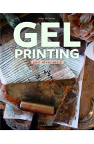 Gel printing pour mixed-media