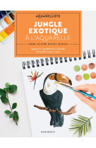 Jungle exotique a l'aquarelle