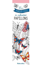 Mes marque-pages à colorier : papillons