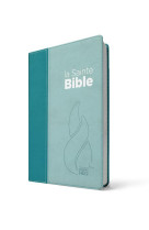 Bible compacte segond vivella duo bleu lagon et bleu ciel - couverture souple