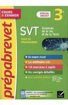 Prepabrevet svt 3e (sciences) - brevet 2024 - cours, methodes et entrainement