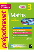 Prepabrevet maths 3e - brevet 2024 - cours, methodes et entrainement