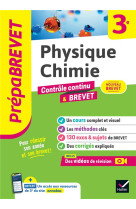 Prepabrevet physique-chimie 3e - nouveau brevet 2025 - cours, methodes & sujets de brevet corriges