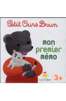 Jeu petit ours brun - mon premier memo