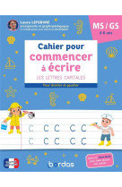 Cahier pour commencer a ecrire ms gs