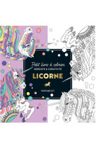 Petit livre à colorier - licorne