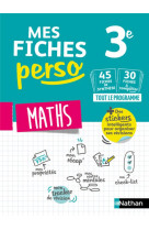 Mes fiches perso maths 3e - vol01