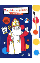 Mon saint nicolas magique, livre avec pinceau