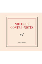 Mini-bloc notes et contre-notes (papeterie)