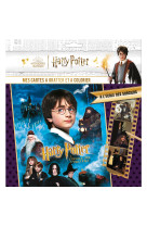 Harry potter - cartes à gratter école des sorciers