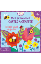 Mes premières cartes à gratter - petites bêtes du jardin