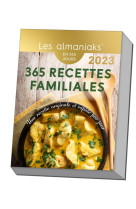 Calendrier almaniak 365 recettes familiales 2023 : 1 recette facile à réaliser par jour