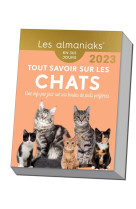 Calendrier almaniak tout savoir sur les chats 2023 : 1 information par jour