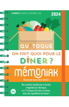 On fait quoi pour le dîner ? avec quitoque janv.-déc. 2024 liste de courses inclus