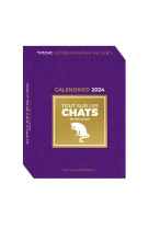 Grand calendrier almana'box tout sur les chats en 365 jours 2024