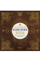 Calendrier mural sorcière 2024