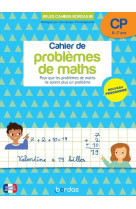 Mon cahier de problèmes de maths cp