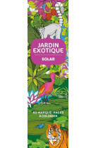 Marque-page jardin exotique