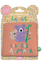 Mon premier livre tissu en lange  -  les bébés animaux