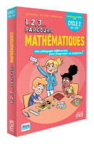 1,2,3... parcours mathématiques - fichier ce + cd 2019