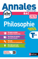 Annales bac philosophie 2025