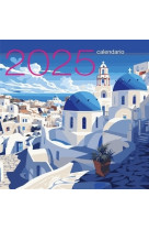 Calendrier mural 2025 villes d'europe