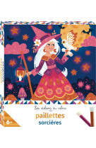 Paillettes sorcières - mini boîte avec accessoires