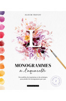 Monogrammes à l'aquarelle