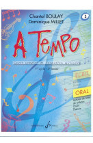 A tempo - partie orale - volume 3