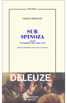 Sur spinoza