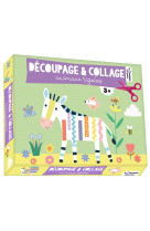 Découpage et collage animaux rigolos - coffret avec accessoires