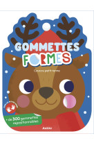 Gommettes formes - coucou petit renne