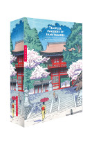 Temples, pagodes et sanctuaires par les grands maîtres de l'estampe japonaise (coffret)