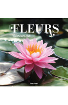 Calendrier mural fleurs 2025