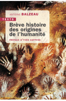 Brève histoire des origines de l'humanité