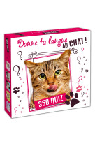 Boîte quiz donne ta langue au chat !