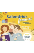 Calendrier familial 2023-2024 - pour une organisation simple et efficace !