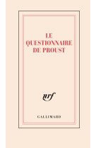 Carnet "le questionnaire de proust" (papeterie)