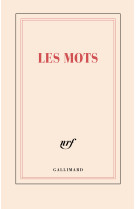 Carnet "les mots" (papeterie)