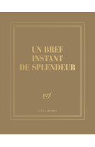 Carnet carré "un bref instant de splendeur" (papeterie)