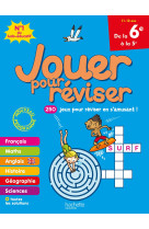 Jouer pour réviser - de la 6e à la 5e - cahier de vacances 2024