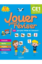 Jouer pour réviser - du ce1 au ce2 - cahier de vacances 2024