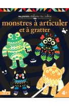 Monstres articulés à gratter - pochette avec accessoires